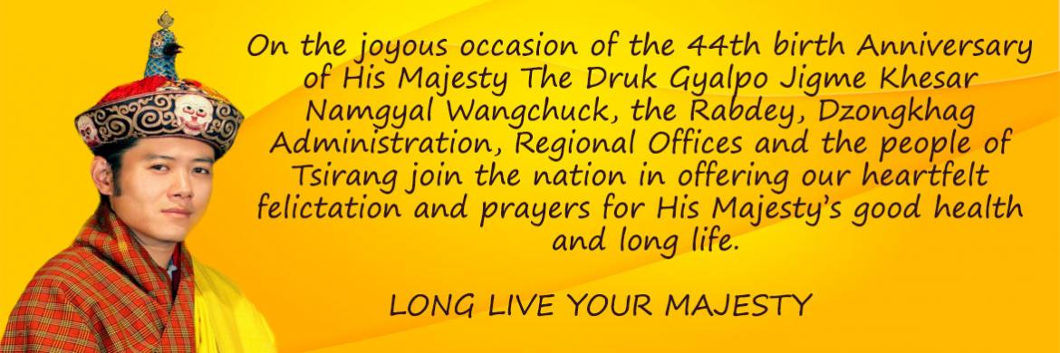 44th Birth Anniversary of His Majesty the Fifth Druk Gyalpo