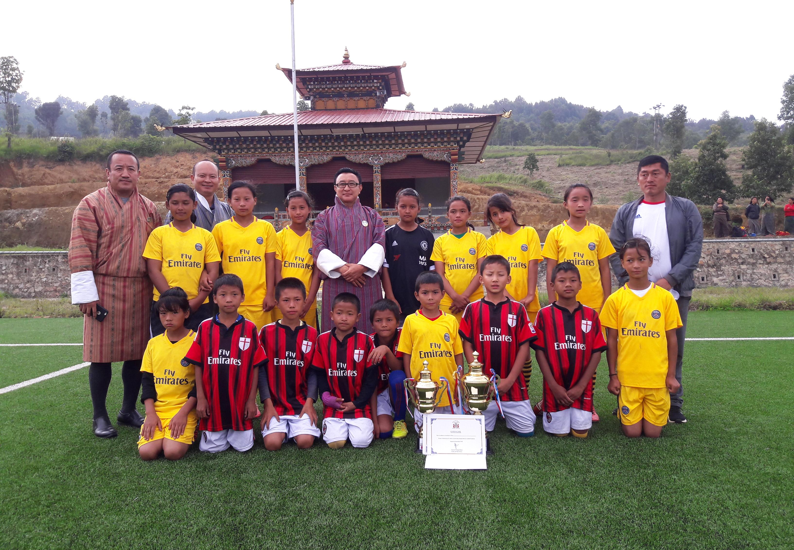 Intra-Dzongkhag Grassroot footbal tournament organized